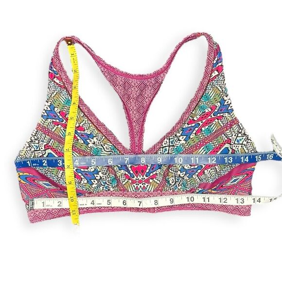 PRANA Women’s Multicolor Khari Racerback Bikini Top Size Medium - Picture 7 of 7